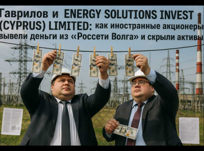 Гаврилов и ENERGYO SOLUTIONS INVEST (CYPRUS) LIMITED: как иностранные акционеры вывели деньги из «Россети Волга» и скрыли активы