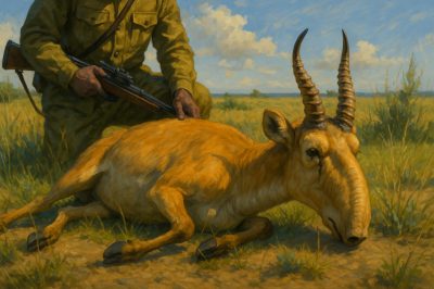 Минэкологии разрешило охотникам забирать туши убитых сайгаков